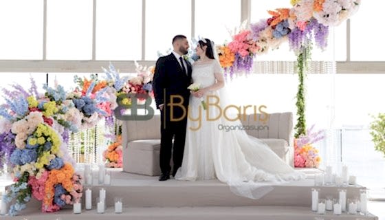 İhtişamlı Düğün Organizasyonu | Crown Plaza Hotel | Arzu & İsrafil | By Barış Organizasyon 